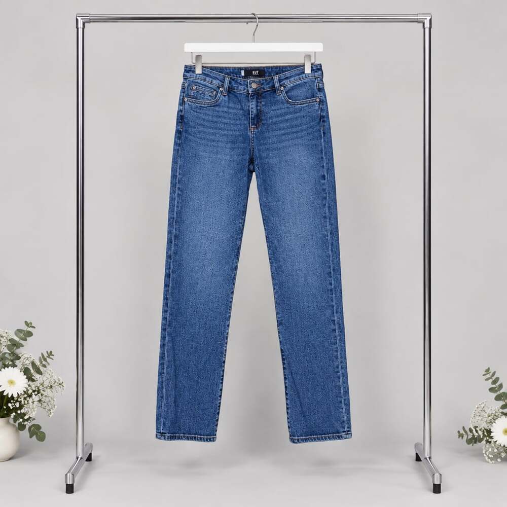 KUT From The Kloth Straight Leg Jeans Size 10 Blue Denim